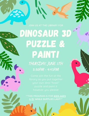 Dino 3D Puzzles & Pa